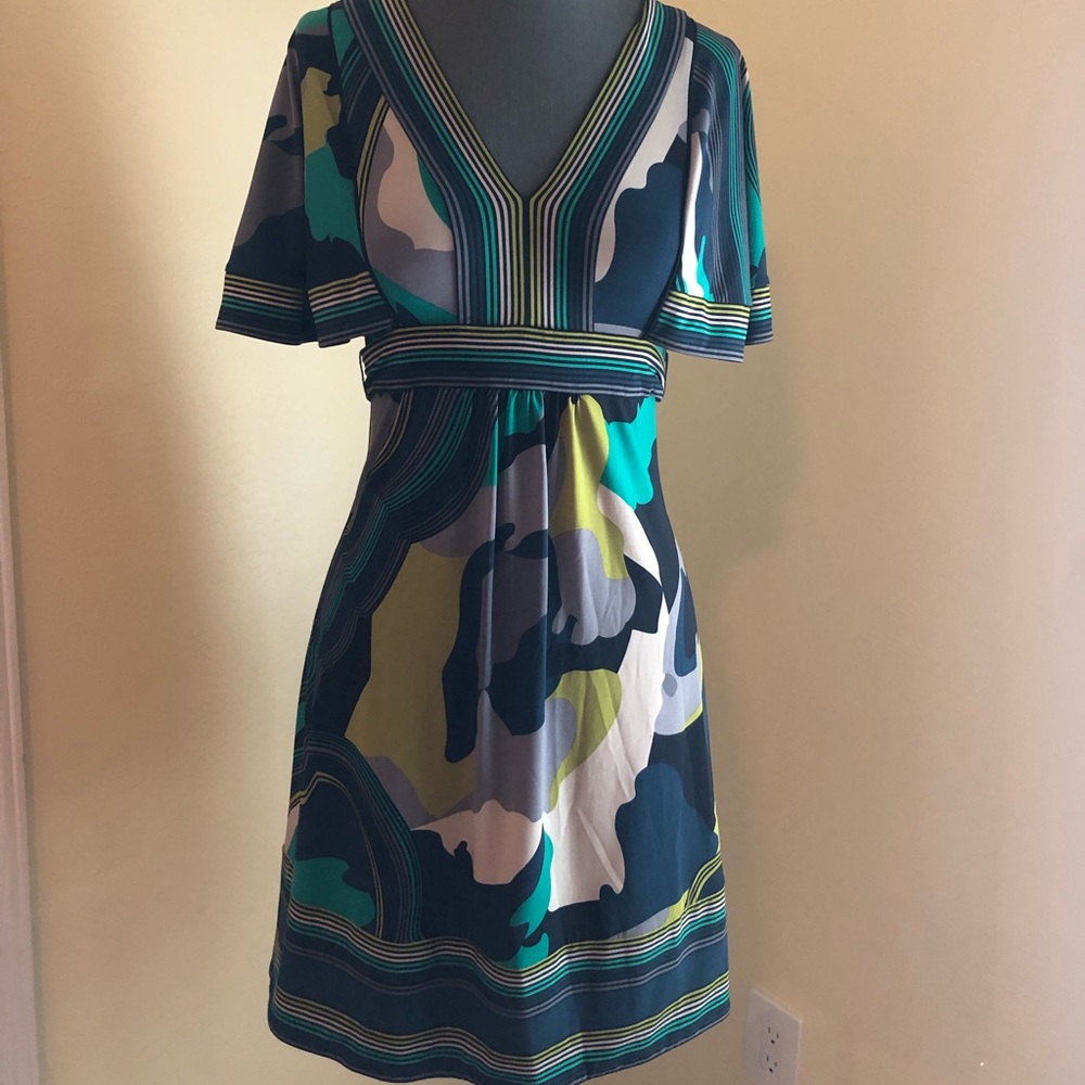 BCBG dress with tie waist.